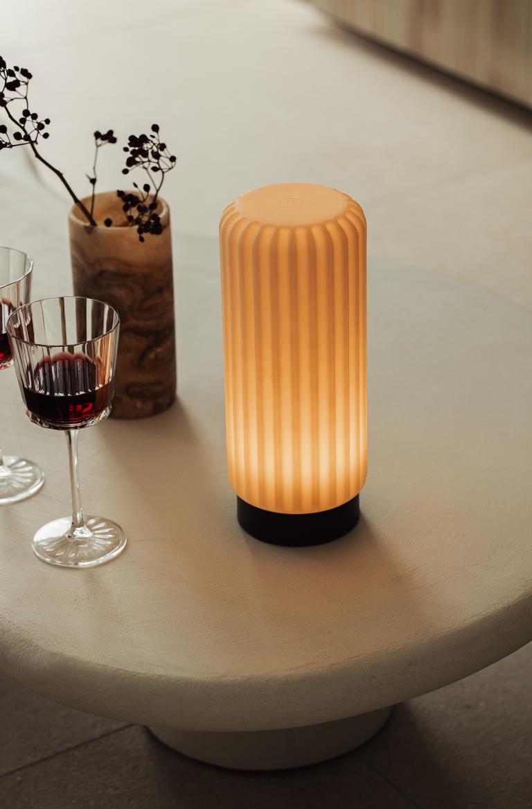 Dentelles lamp - tall - earth | Atelier Pierre