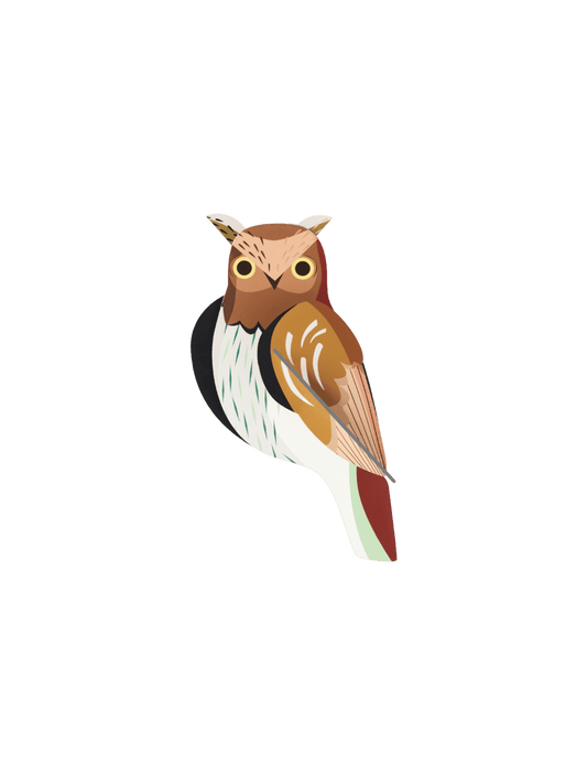 Tawny Owl - muurdecoratie | Studio Roof