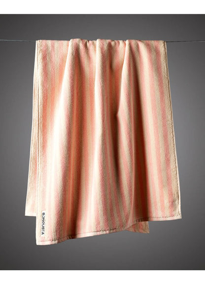 Naram bath towel - tropical & creme | Bongusta - de inKijk