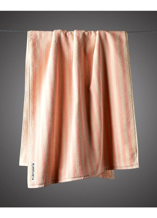 Naram bath towel - tropical & creme | Bongusta - de inKijk
