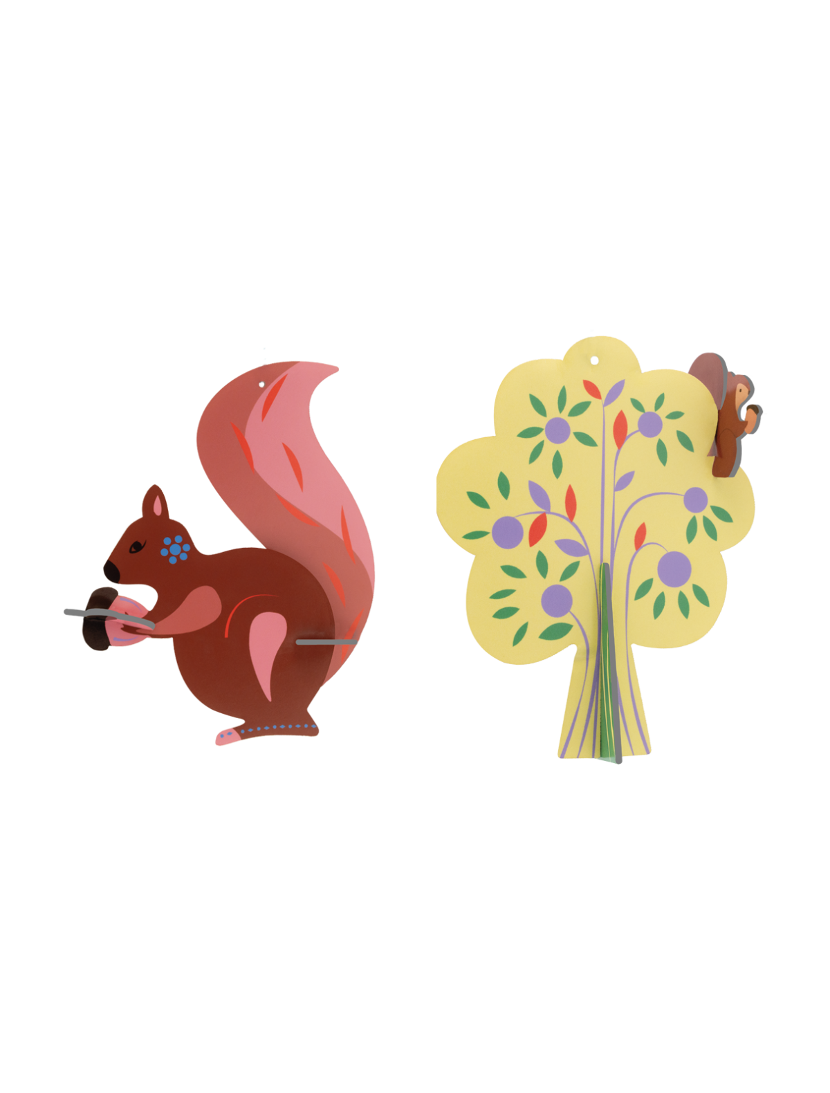 The Story Tree - Nordic Tales - Set van 2 - Kerstornamenten | Studio Roof