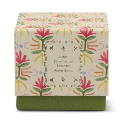 Tulip Purple and Green Glass Candle - Bronzed Gardenia | Paddywax