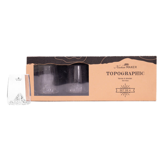 Gift box of 4 topographic shooters | Alaskan Maker