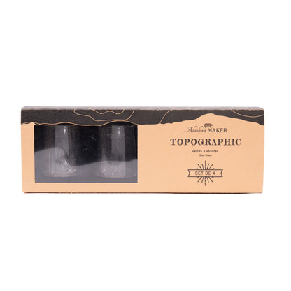 Gift box of 4 topographic shooters | Alaskan Maker