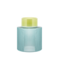 Glass vase groove - small - blue | Remember - de inKijk