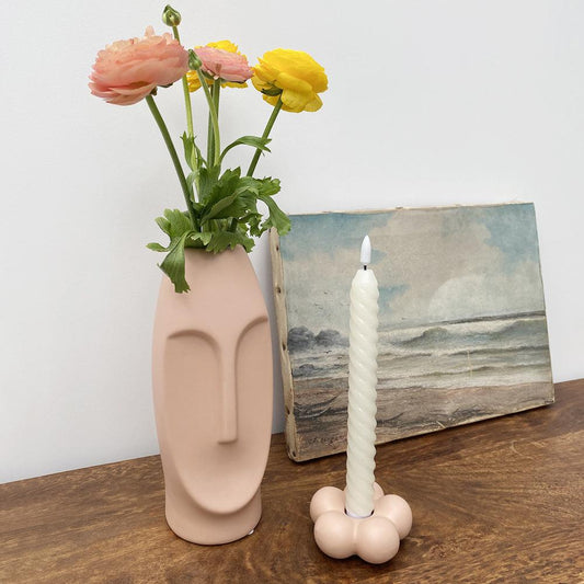 Vaas met gezicht - nude | Opjet Paris