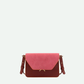 Shoulder bag - coloré - vin rouge + tulip pink | Sticky Sis