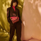 Shoulder bag - coloré - vin rouge + tulip pink | Sticky Sis