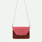 Shoulder bag - coloré - vin rouge + tulip pink | Sticky Sis