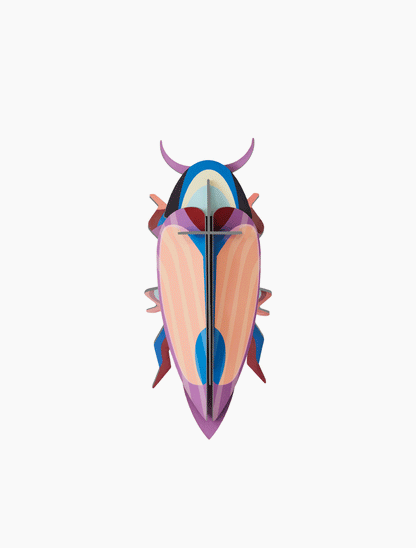 Violet Click Beetle - muurdecoratie | Studio Roof - de inKijk