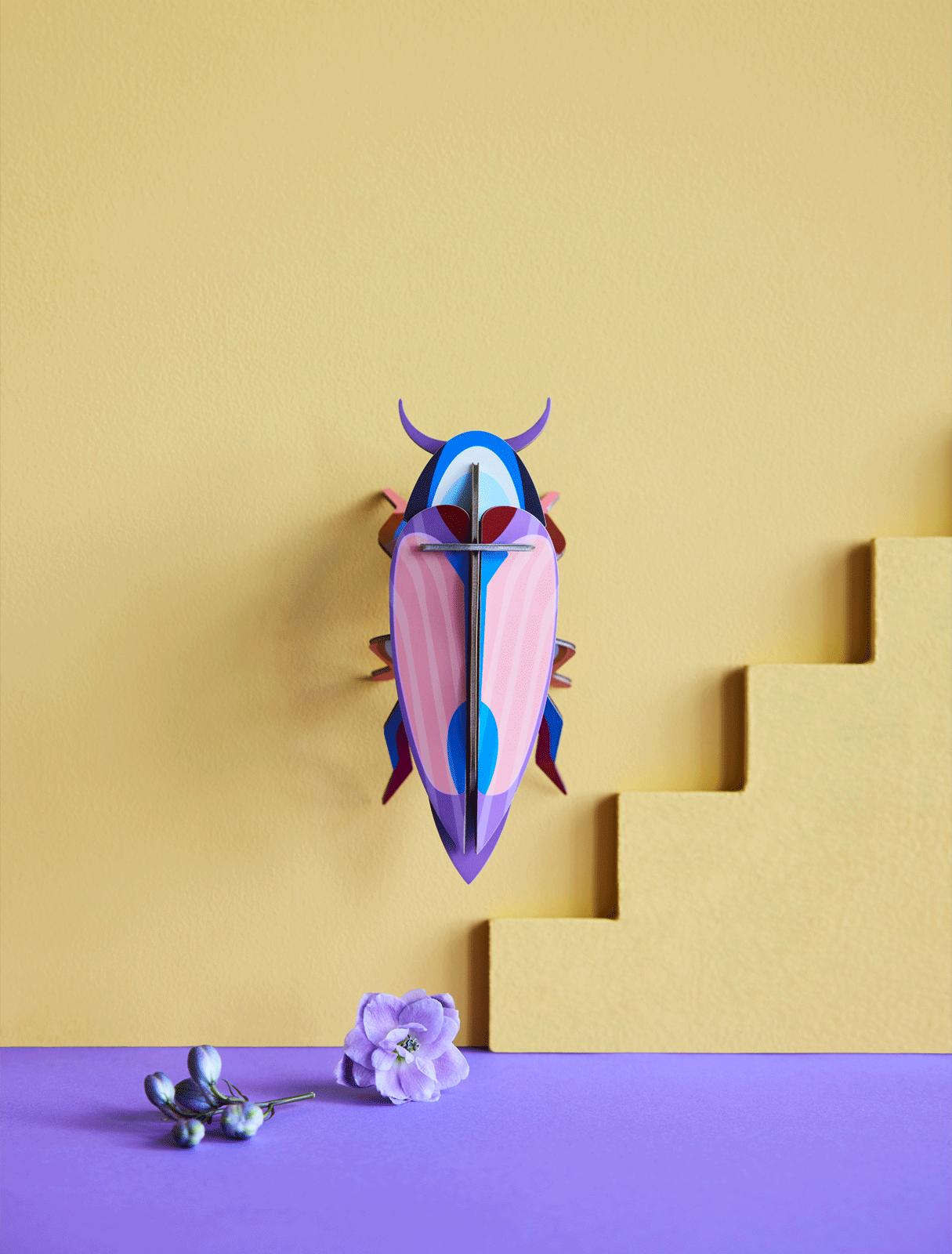 Violet Click Beetle - muurdecoratie | Studio Roof