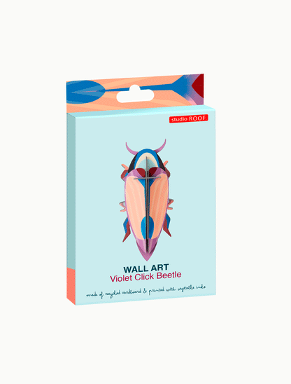 Violet Click Beetle - muurdecoratie | Studio Roof - de inKijk