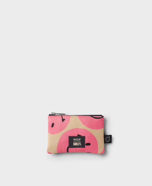 Small Pouch - Smiley Pink | WOUF