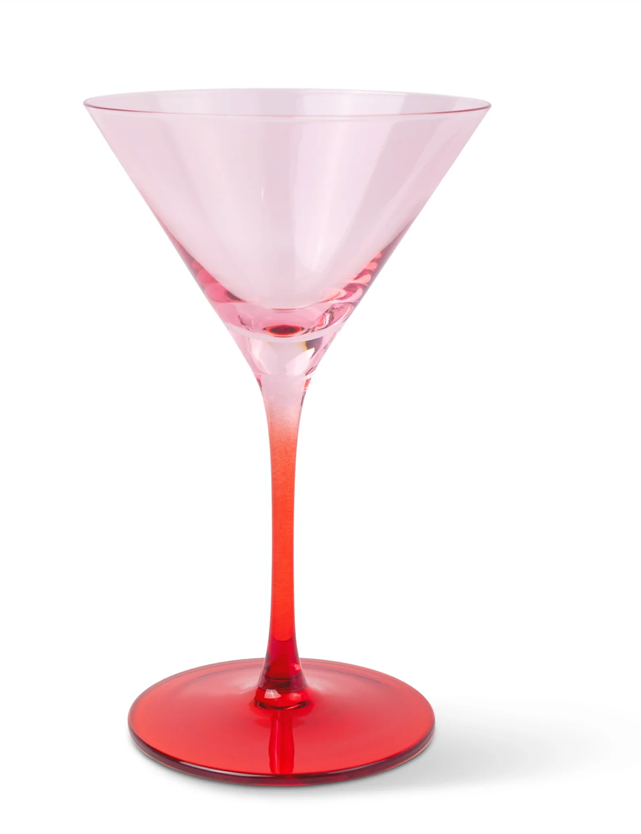 Olive Martini Glass - set of 2 - Blush & Cherry | Here's How