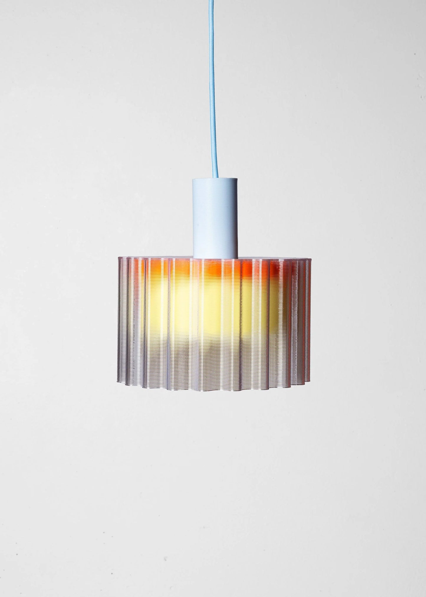 Hanglamp Gigi Nr.2 - hemelsblauwe kabel | Warren & Laetitia