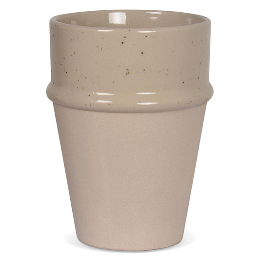 Beker wabi beige - groot | Opjet Paris - de inKijk