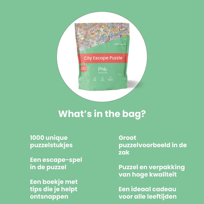 CITY ESCAPE puzzel | Puzzle in a bag