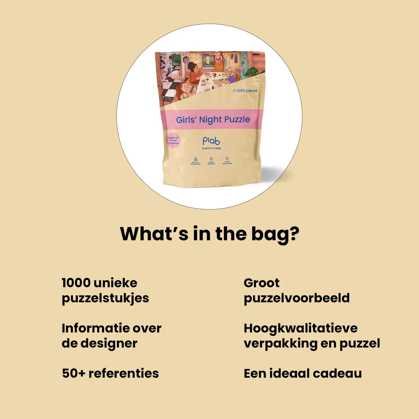 GIRLS'NIGHT puzzel | Puzzle in a bag