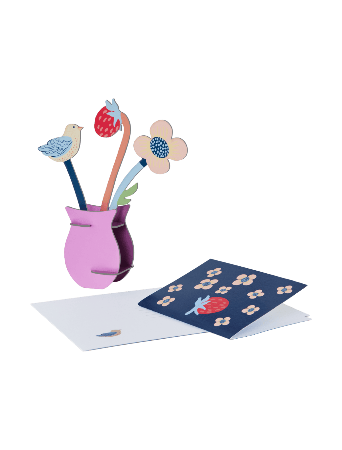 William Morris Flowers - pop-out card | Studio Roof - de inKijk