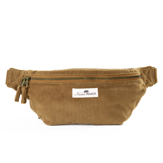 Fanny pack corduroy willow - havana | Alaskan Maker - de inKijk