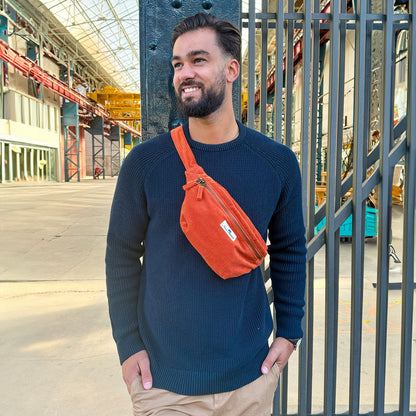 Fanny pack corduroy willow - rust | Alaskan Maker