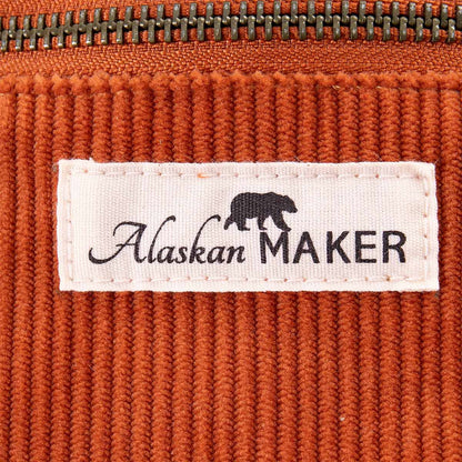 Fanny pack corduroy willow - rust | Alaskan Maker