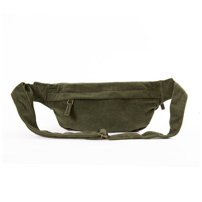 Fanny pack corduroy willow - khaki | Alaskan Maker - de inKijk