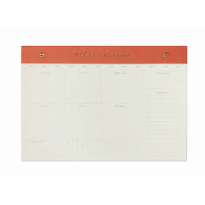 Weekly notepad - chili | Designworks ink - de inKijk