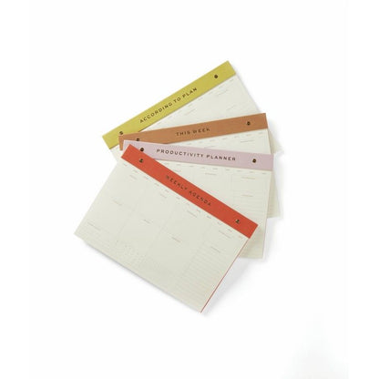 Weekly notepad - chili | Designworks ink - de inKijk