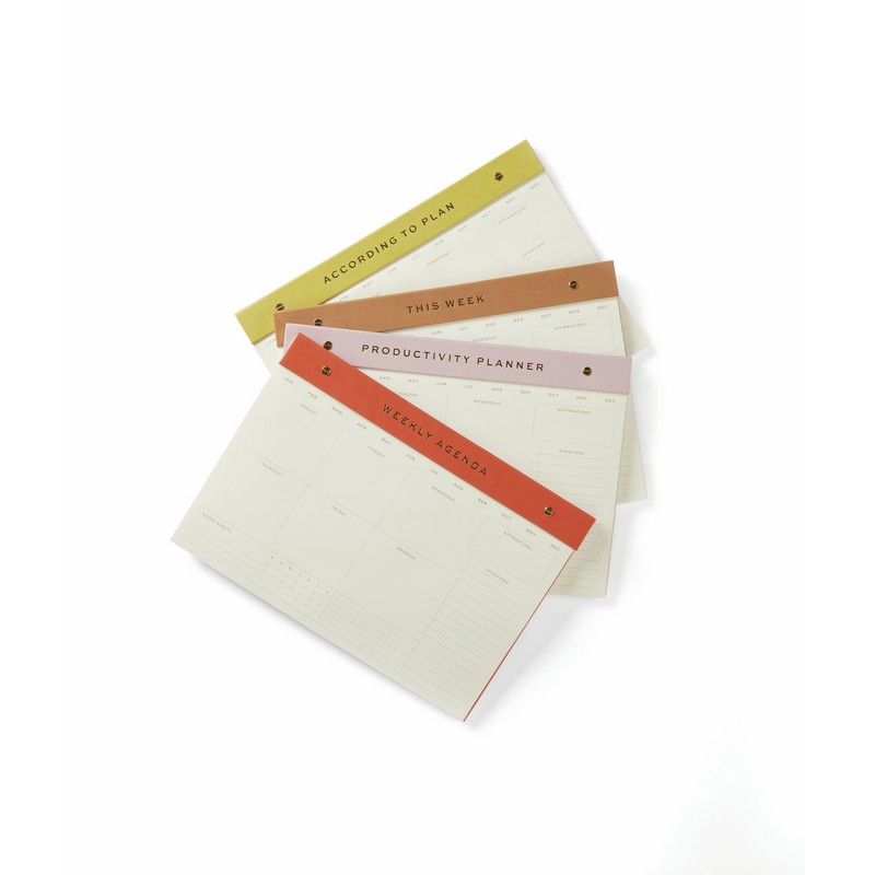Weekly notepad - camel | Designworks ink - de inKijk