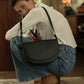 Soma half moon bag - black | Monk & Anna - de inKijk