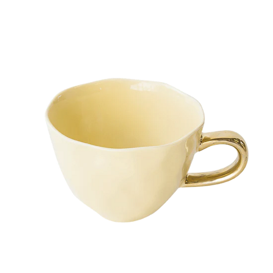 Koffiemok - raffia yellow - large | Urban Nature Culture - de inKijk