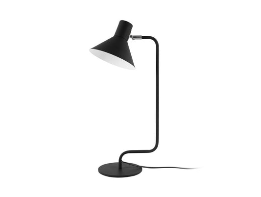 Table lamp office curved - zwart | Leitmotiv