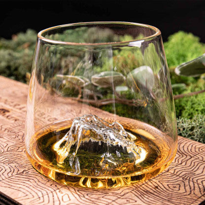 Topographic glasses - set of 2 - Zugspitze & Watzman | Alaskan Maker