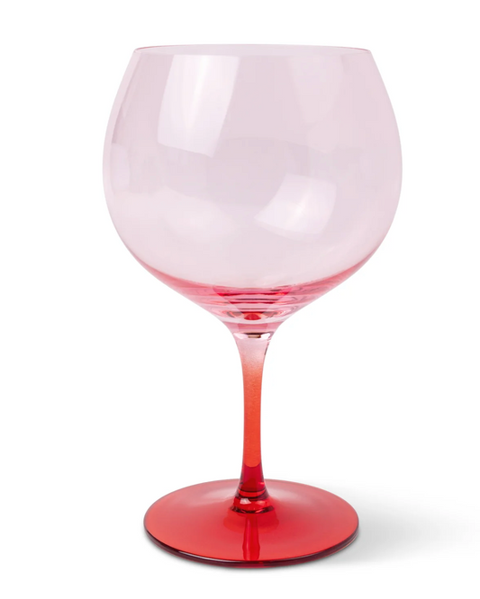 Charlie Copa Glass - set of 2 - Blush & Cherry | Here's How
