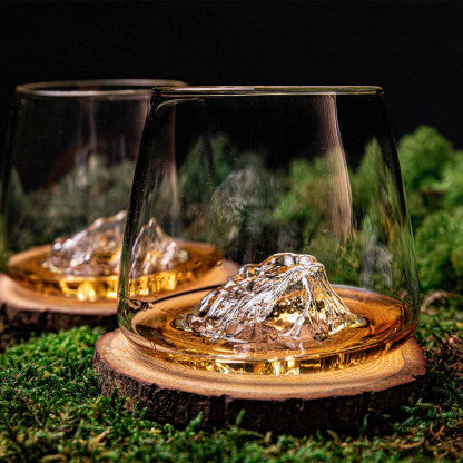 Topographic glasses - set of 2 - Zugspitze & Watzman | Alaskan Maker