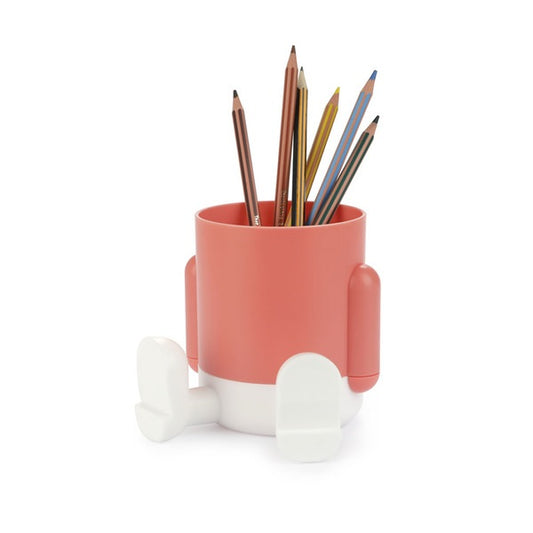 Pen Holder Mr.Sitty - red/white | Balvi