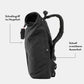 Rugzak Rolltop - Zwart | Airpaq