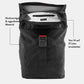 Rugzak Rolltop - Zwart | Airpaq