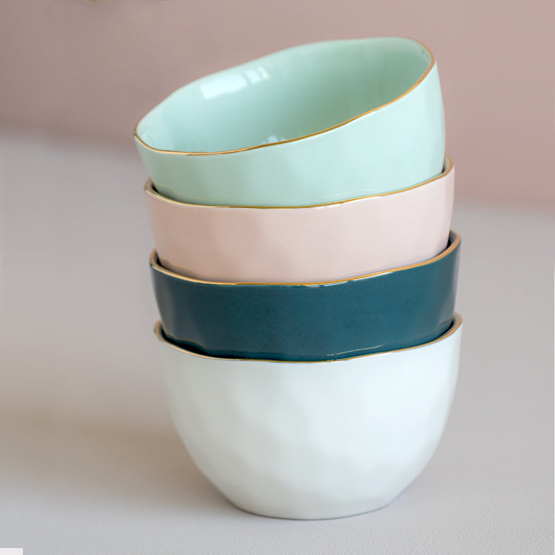 Kom - blue green - Ø14 cm | Urban Nature Culture
