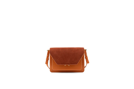 Satchel - ton sur ton - croissant brown | Sticky Sis