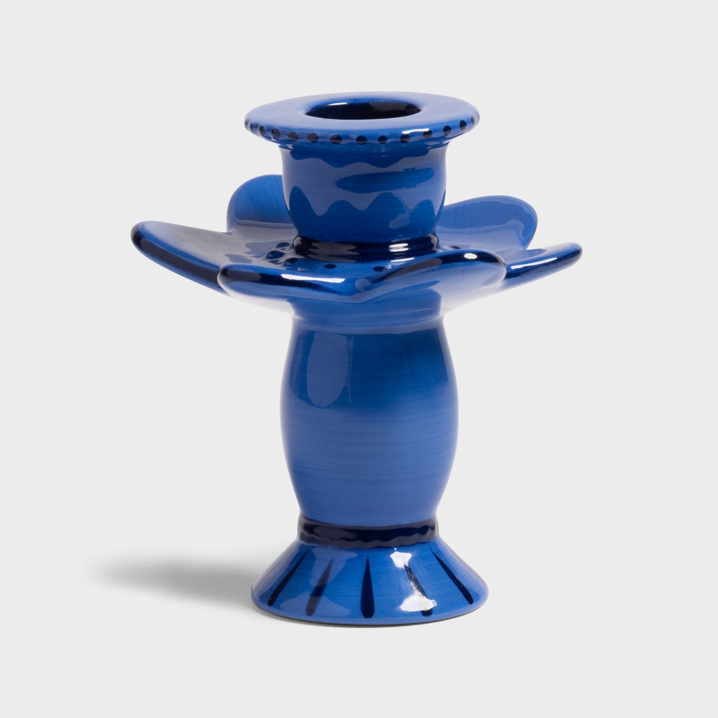 Candle Holder - Blue | &Klevering