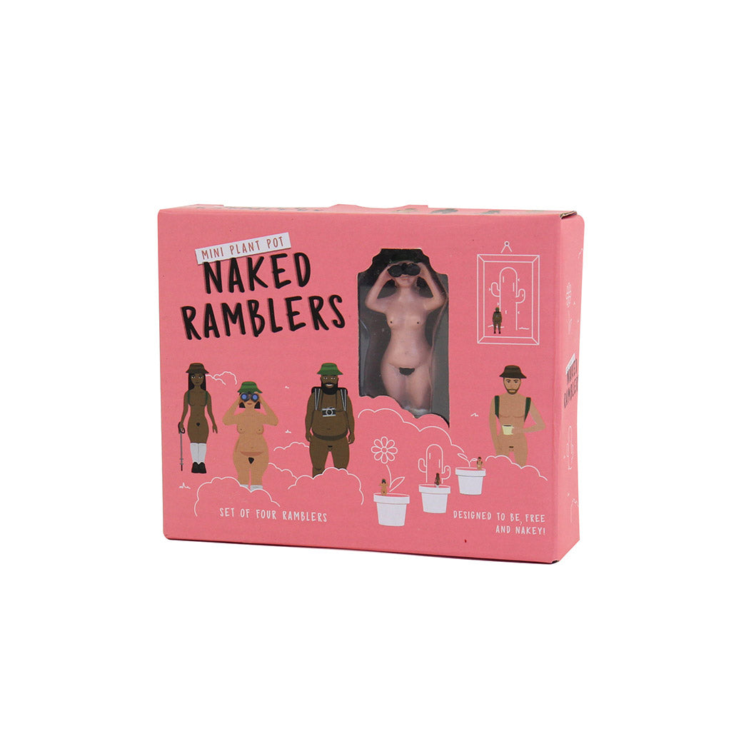 Mini nudisten voor plantenpot | Gift Republic