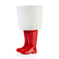 Regenlaarzen planter -  rood - large | Bitten design