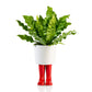 Regenlaarzen planter -  rood - large | Bitten design