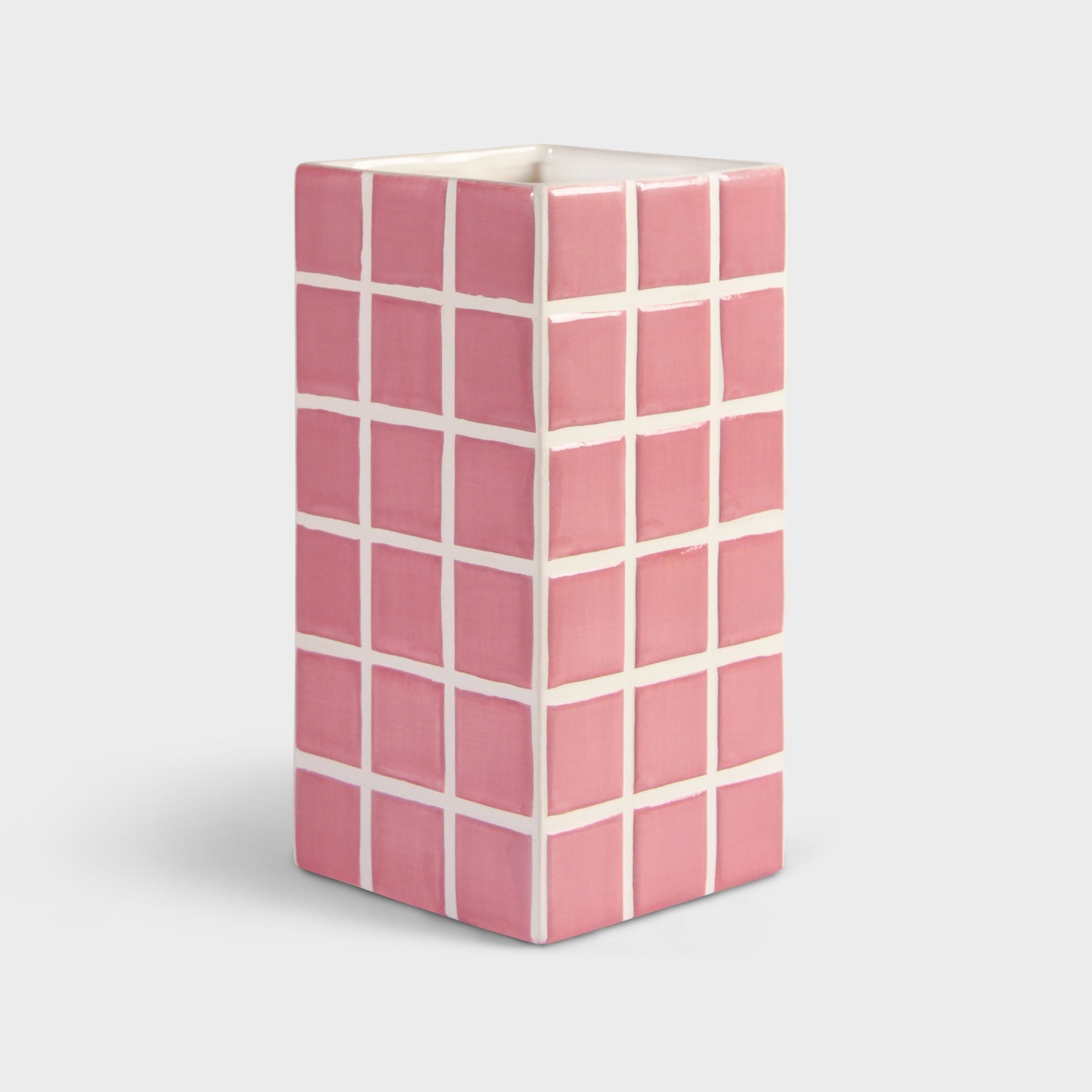 Vase Tile - Pink | &Klevering - de inKijk