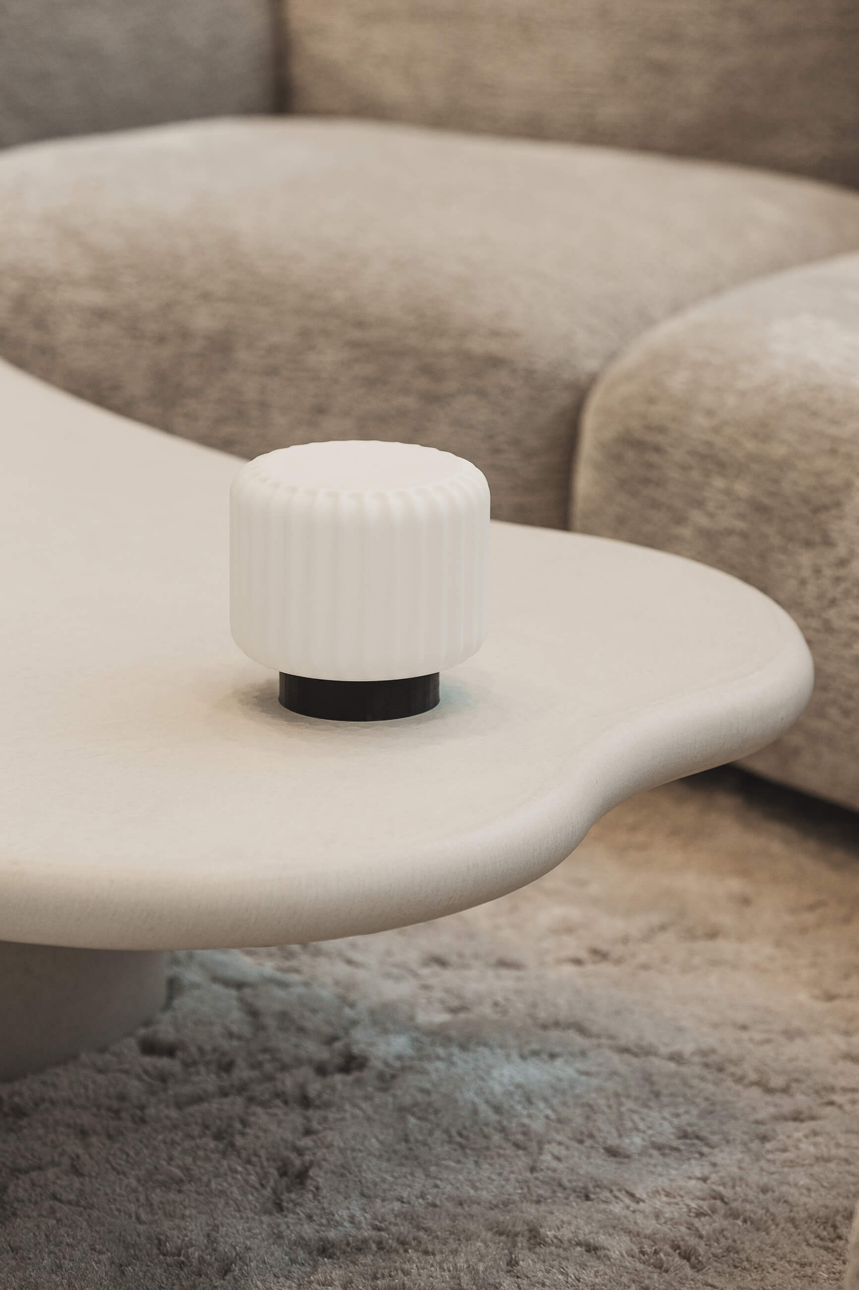 Dentelles lamp -  laag - zwart | Atelier Pierre - de inKijk