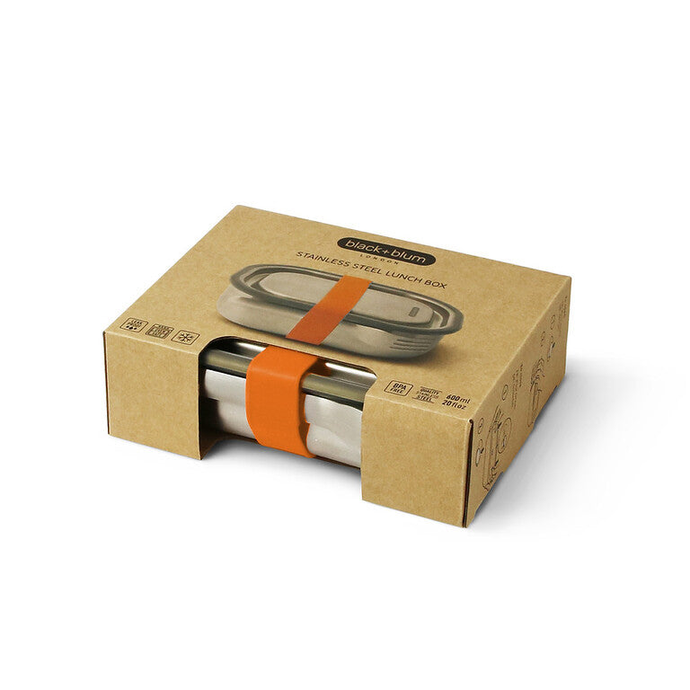 Stainless steel brooddoos small | Black+blum - de inKijk