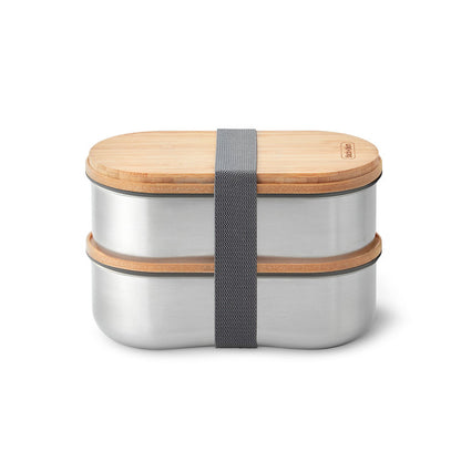 Stalen bento box | Black+blum - de inKijk