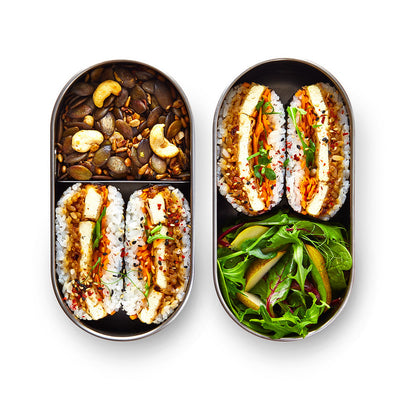 Stalen bento box | Black+blum - de inKijk